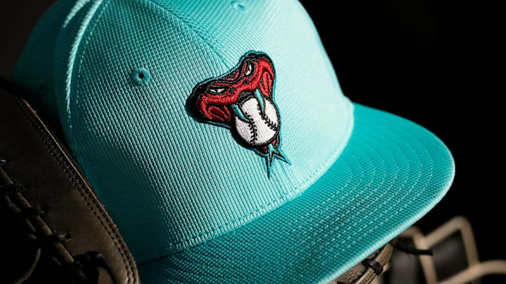 Arizona Diamondbacks spring training cap at Salt River Fields at Talking Stick near Scottsdale on Feb. 20, 2024.