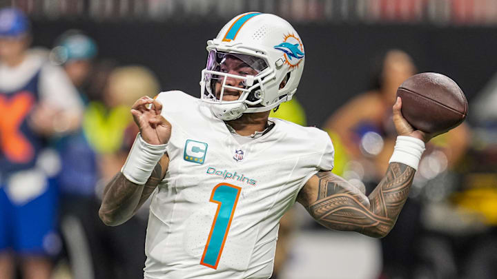 The Miami Dolphins and quarterback Tua Tagovailoa are underdogs at home in Week 9.