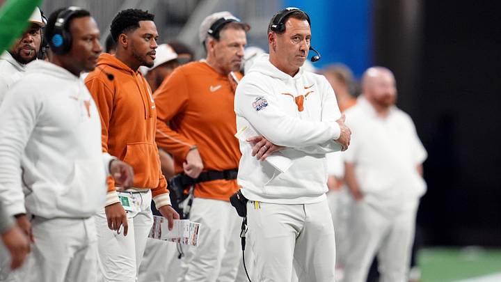 Jan 1, 2025; Atlanta, GA, USA; Texas Longhorns head coach Steve Sarkisian