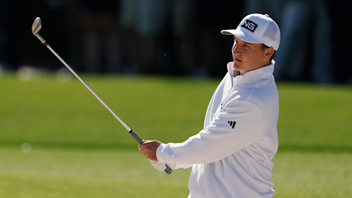 Matt McCarty during the second round of the 2025 Masters at Augusta National Golf Club