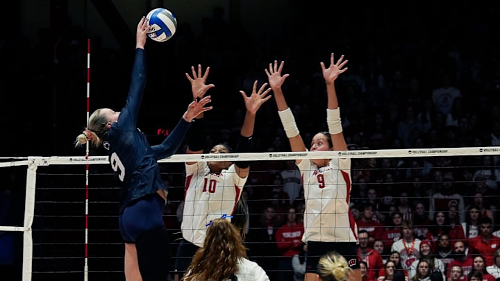 Penn State outside hitter Jess Mruzik (9)