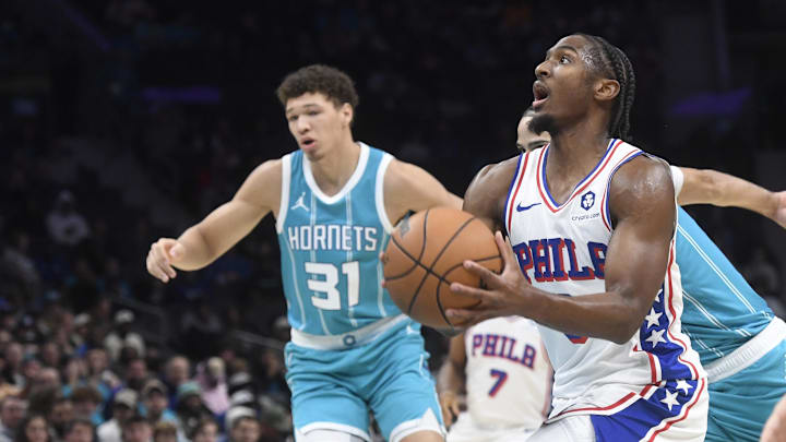 The Sixers are double-digit favorites against Charlotte tonight.