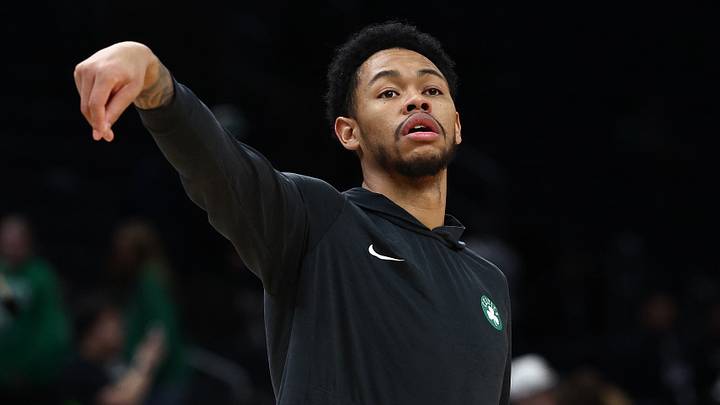 Jan 30, 2026; Boston, Massachusetts, USA; Boston Celtics guard Anfernee Simons (4) shoots before their game against the Sacramento Kings at TD Garden. Mandatory Credit: Winslow Townson-Imagn Images Jan 30, 2026; Boston, Massachusetts, USA; Boston Celtics guard Anfernee Simons (4) shoots before their game against the Sacramento Kings at TD Garden. Mandatory Credit: Winslow Townson-Imagn Images