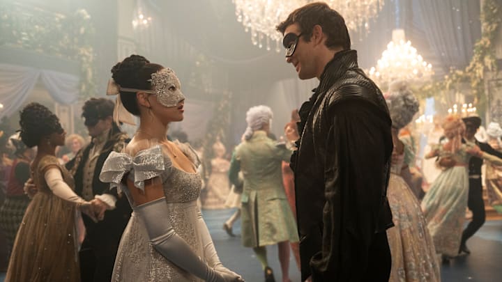 (L to R) Yerin Ha as Sophie Baek, Luke Thompson as Benedict Bridgerton in episode 401 of Bridgerton (L to R) Yerin Ha as Sophie Baek, Luke Thompson as Benedict Bridgerton in episode 401 of Bridgerton