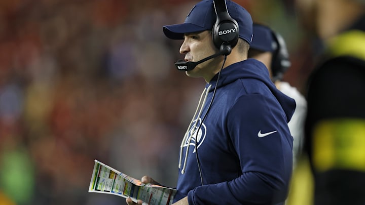 Seattle Seahawks head coach Mike MacDonald during the second half at Levi's Stadium.