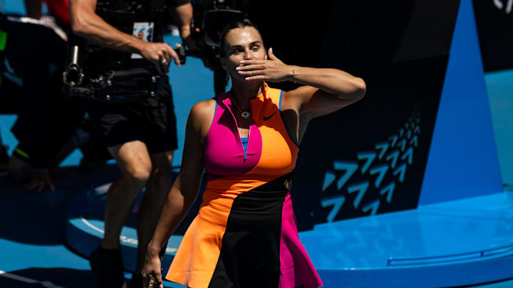 Aryna Sabalenka is favored to reach the final in the Australian Open. Aryna Sabalenka is favored to reach the final in the Australian Open.