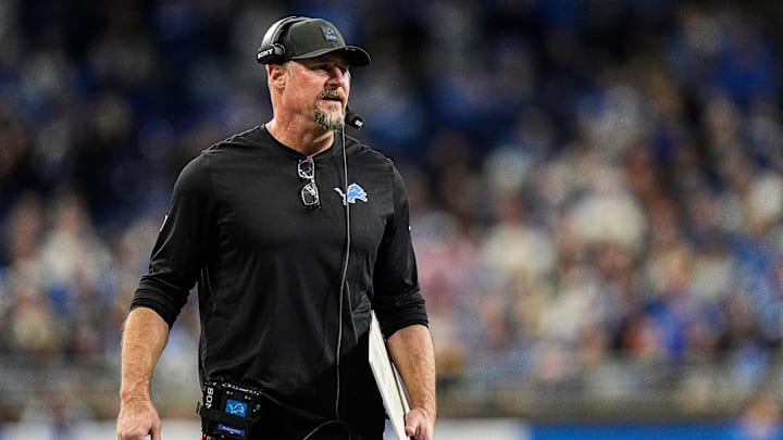 Dan Campbell will face Ben Johnson and the Bears for the second time in Week 18. 