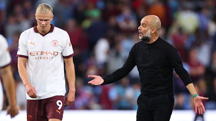 Pep Guardiola habló públicamente sobre el estado de salud de Erling Haaland