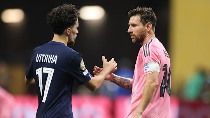 Vitinha s'est exprimé sur le niveau de Lionel Messi après leur confrontation. 