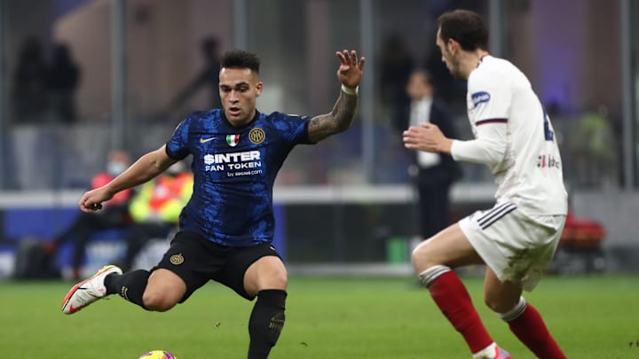 Argentino Lautaro Martínez marcou duas vezes no último jogo entre as equipes