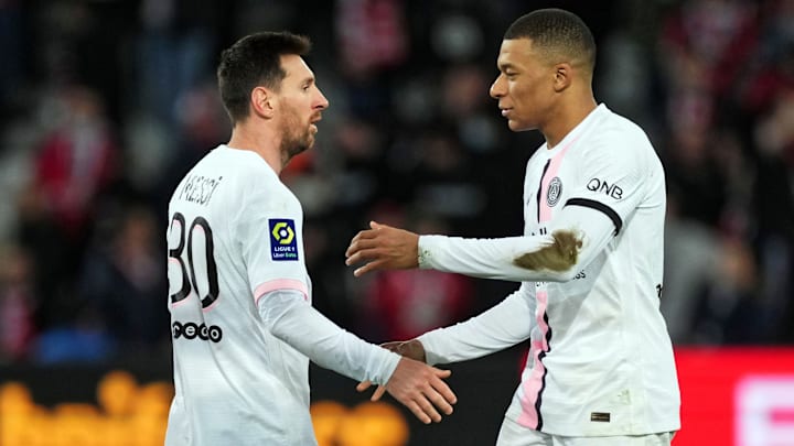 Leo Messi et Kylian Mbappe, anciens coéquipier au PSG