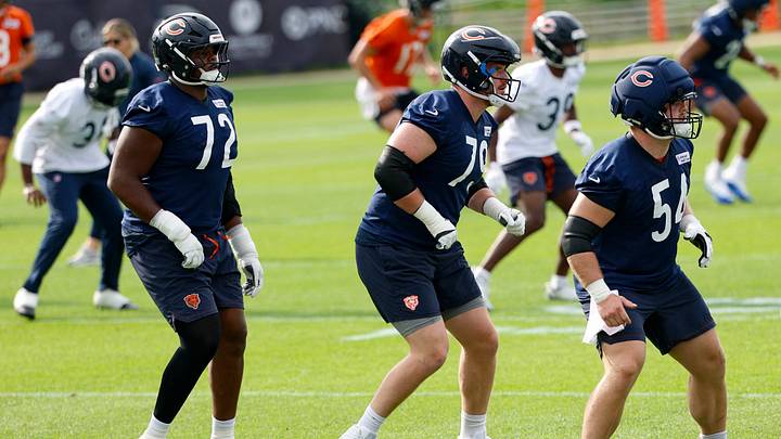 Tackle Kiran Amegadjie (72), offensive tackle Theo Benedet (79) and offensive lineman Logan Jones (54) all are likely to see plenty of playing time Saturday. Tackle Kiran Amegadjie (72), offensive tackle Theo Benedet (79) and offensive lineman Logan Jones (54) all are likely to see plenty of playing time Saturday.