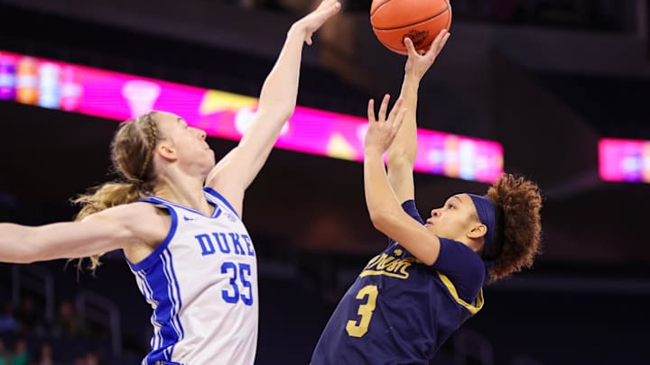 Both Duke and Notre Dame are becoming popular picks for upsets in women’s NCAA tournament brackets. 