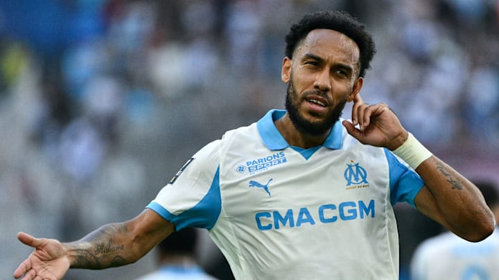 Aubameyang porte l'attaque de Marseille.