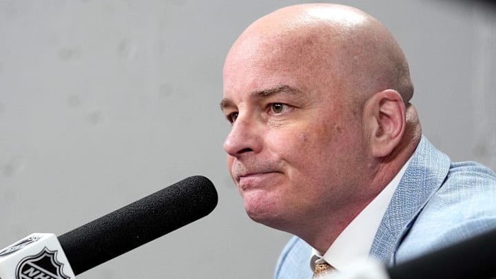 St Louis Blues coach Jim Montgomery could be hurtling toward the hot seat this season.