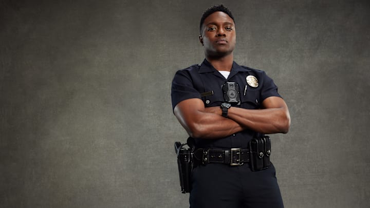 THE ROOKIE - ABC's "The Rookie" stars Tru Valentino as Sergeant Aaron Thorsen. (ABC/Nino Muñoz)