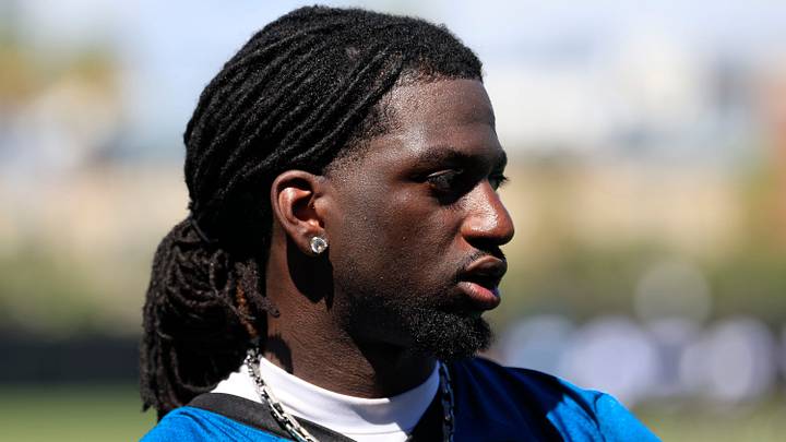 Jacksonville Jaguars wide receiver Brian Thomas Jr. (7) is interviewed during the third day of minicamp at the Miller Electric Center, Thursday, June 11, 2026, in Jacksonville, Fla.