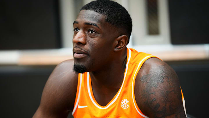 Tennessee forward DeWayne Brown II (6) during Tennessee basketball's media day and practice held at Pratt Pavilion on Oct. 9, 2025. Tennessee forward DeWayne Brown II (6) during Tennessee basketball's media day and practice held at Pratt Pavilion on Oct. 9, 2025.