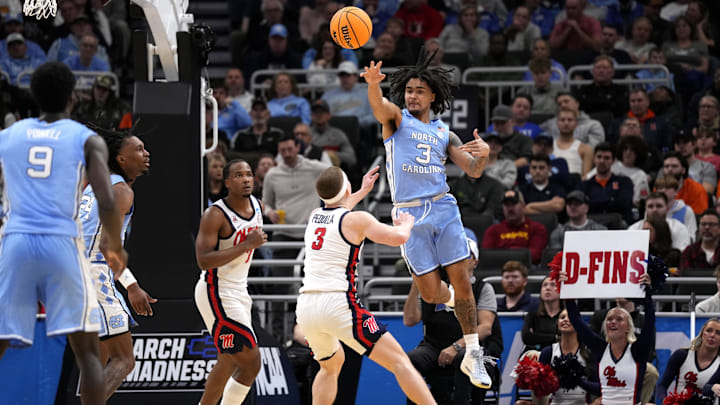 UNC basketball guard Elliot Cadeau UNC basketball guard Elliot Cadeau