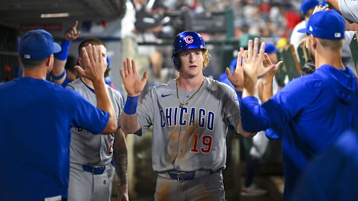 Chicago Cubs outfielder Owen Caissie.