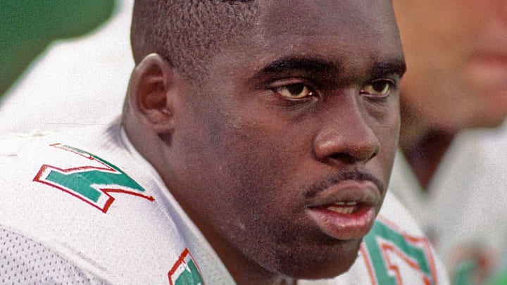 Miami Dolphins offensive lineman Richmond Webb Miami Dolphins offensive lineman Richmond Webb