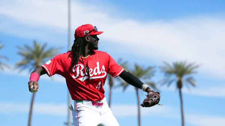 Cincinnati Reds shortstop Elly De La Cruz (44)