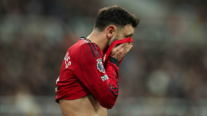 Bruno Fernandes couldn’t save Manchester United on this occasion.