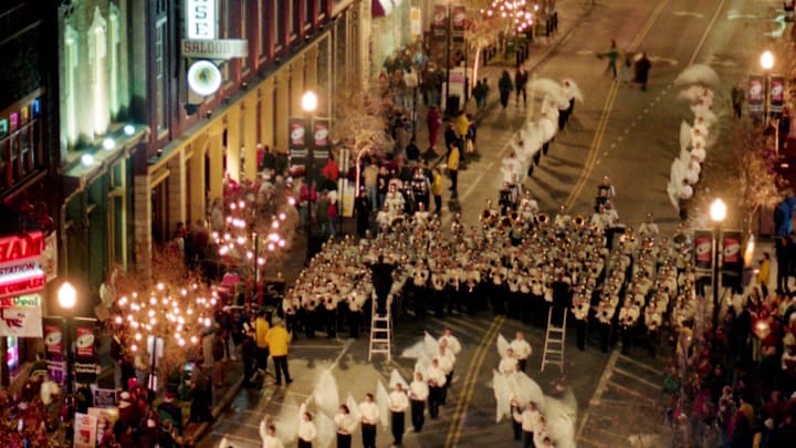 The first annual Music City Bowl has the Battle of the Bands between Alabama and Virginia Tech on