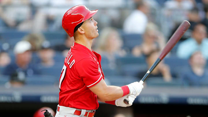 Cincinnati Reds outfielder Stuart Fairchild.