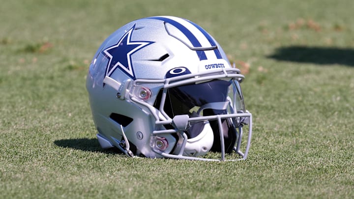 A Dallas Cowboys helmet.
