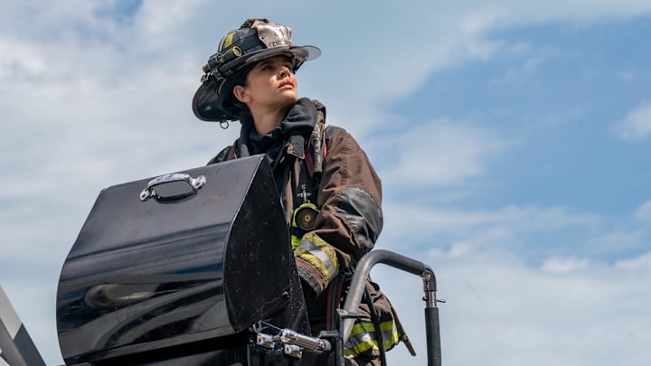 CHICAGO FIRE -- "Thank You" Episode 1421 -- Pictured: Miranda Rae Mayo as Stella Kidd 