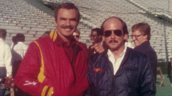 Matinee idol(s): Godwin Kelly covered FSU football from 1982-2000. Burt Reynolds was a former FSU player and remained a big booster. It was only natural that these two hunks found each other on the sidelines prior to a game in the mid-'80s.

G And Burt