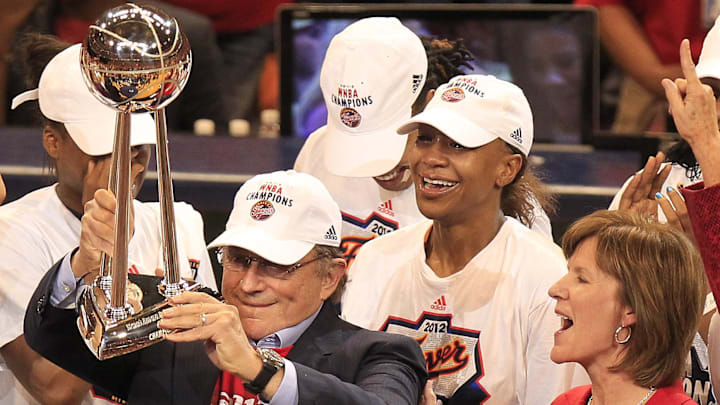 Indiana Fever, Herb Simon, Tamika Catchings, Kelly Krauskopf 