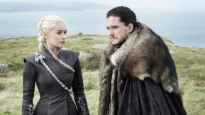 Daenerys Targaryen and Jon Snow in Game of Thrones