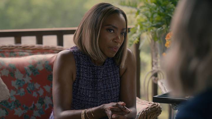 SWEET MAGNOLIAS. Heather Headley as Helen Decatur in episode 502 of SWEET MAGNOLIAS