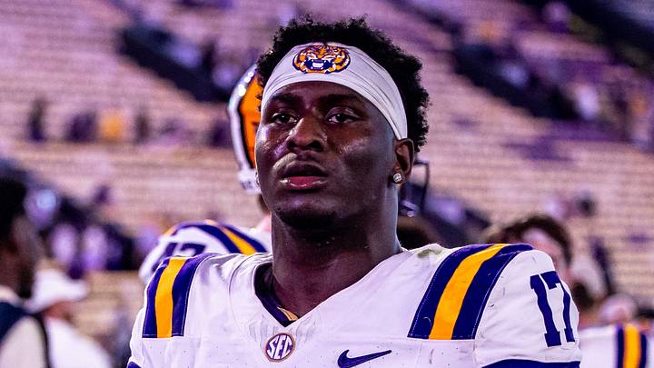 LSU Tigers defensive end Damien Shanklin (17) after the game against the Southeastern Louisiana Lions at Tiger Stadium. 