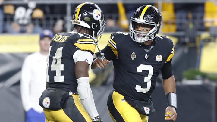 Pittsburgh Steelers WR George Pickens, QB Russell Wilson