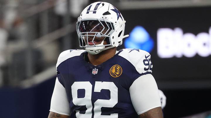 Dallas Cowboys defensive tackle Quinnen Williams. Dallas Cowboys defensive tackle Quinnen Williams.