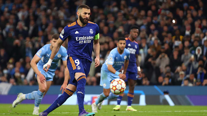 Karim Benzema avait inscrit une panenka légendaire contre Manchester City le 26 avril dernier. Karim Benzema avait inscrit une panenka légendaire contre Manchester City le 26 avril dernier.