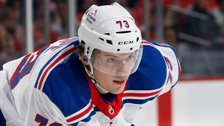 Matt Rempe is a player on the cut line for the NHL roster next season