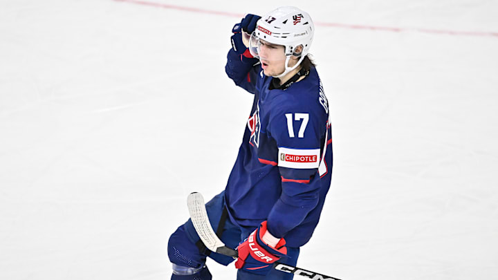 Cutter Gauthier is a lock for the United States and will look to help knock off Canada after losing to them in the semi-finals last year. 