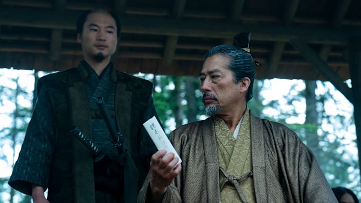 “SHOGUN” -- Pictured: Hiroto Kanai as Kashigi Omi, Hiroyuki Sanada as Yoshii Toranaga