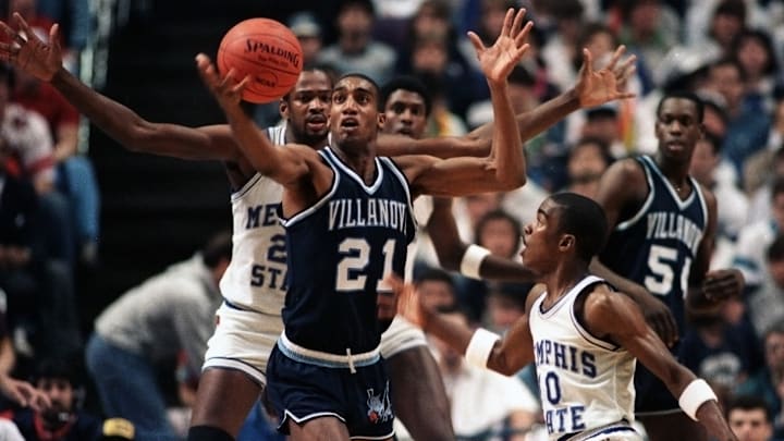 The Villanova Wildcats won the national championship as a No. 8 seed in 1985. The Villanova Wildcats won the national championship as a No. 8 seed in 1985.