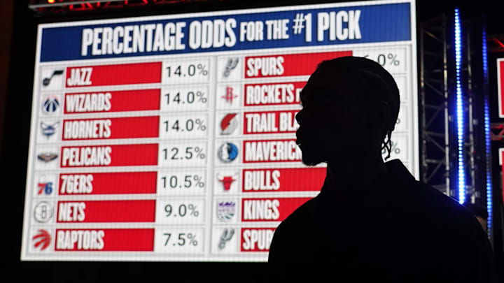 The 2025 NBA draft lottery was a wild scene behind closed doors.