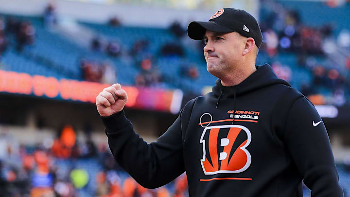 Dec 22, 2024; Cincinnati, Ohio, USA; Cincinnati Bengals head coach Zac Taylor walks off the field after the victory over the Cleveland Browns at Paycor Stadium. Mandatory Credit: Katie Stratman-Imagn Images Dec 22, 2024; Cincinnati, Ohio, USA; Cincinnati Bengals head coach Zac Taylor walks off the field after the victory over the Cleveland Browns at Paycor Stadium. Mandatory Credit: Katie Stratman-Imagn Images