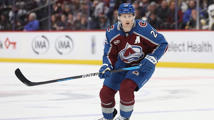 Colorado Avalanche center Nathan MacKinnon led the charge in the team's epic comeback win against the Buffalo Sabres