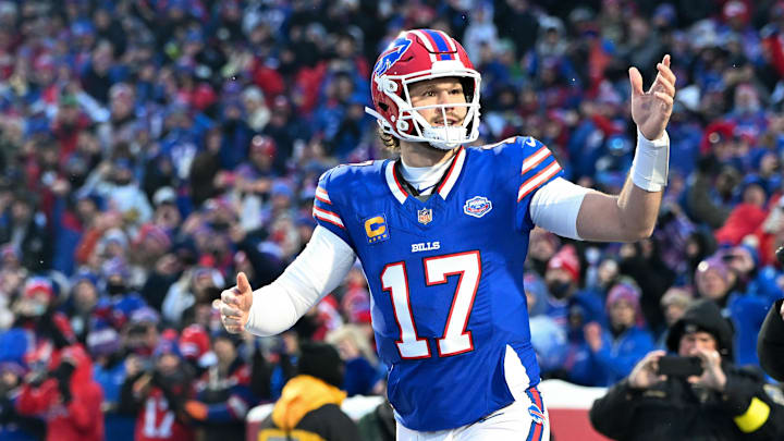 The Buffalo Bills and quarterback Josh Allen are favored on NFL Wild Card Weekend.