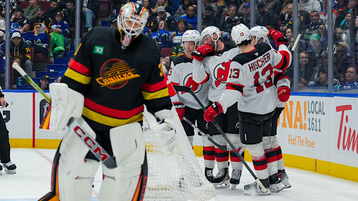 New Jersey Devils v Vancouver Canucks