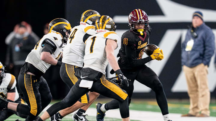 Glassboro Xavier Sabb during the NJSIAA Group 1 championship game against Cedar Grove at MetLife Stadium, East Rutherford, NJ.