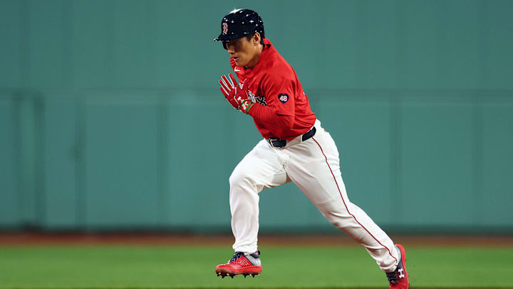 Masataka Yoshida ha disputado dos temporadas con los Medias Rojas de Boston 
